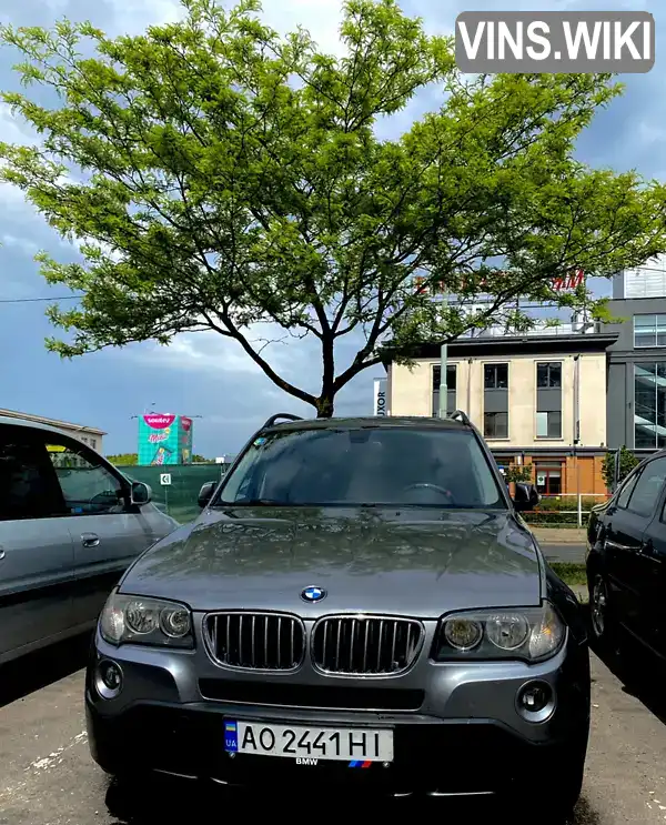 Позашляховик / Кросовер BMW X3 2008 2 л. Автомат обл. Закарпатська, Іршава - Фото 1/21