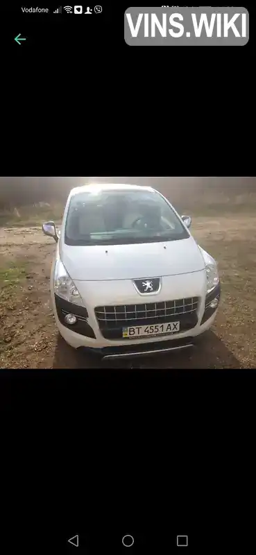 Внедорожник / Кроссовер Peugeot 3008 2011 1.56 л. Робот обл. Херсонская, Херсон - Фото 1/12