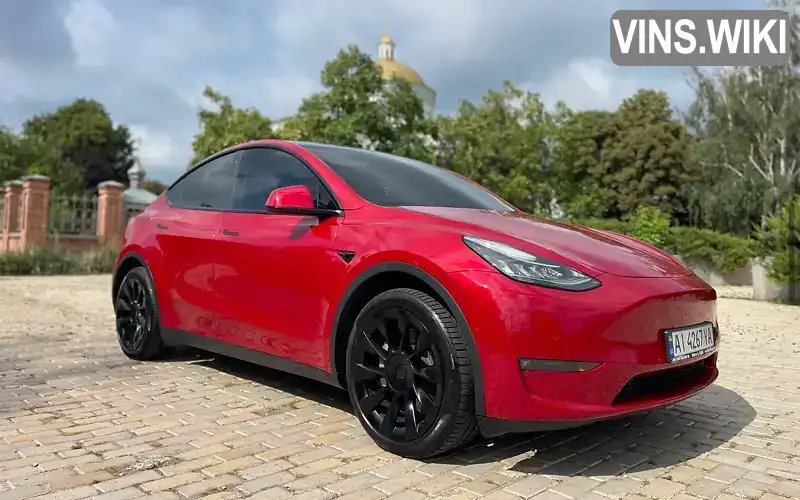 Внедорожник / Кроссовер Tesla Model Y 2021 null_content л. Автомат обл. Киевская, Белая Церковь - Фото 1/14