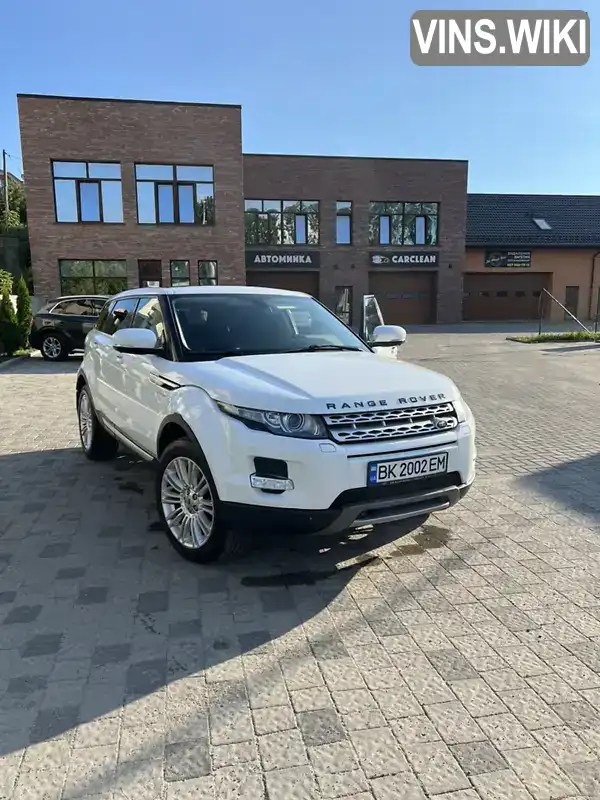 Внедорожник / Кроссовер Land Rover Range Rover Evoque 2013 2.18 л. Автомат обл. Ровенская, Ровно - Фото 1/20