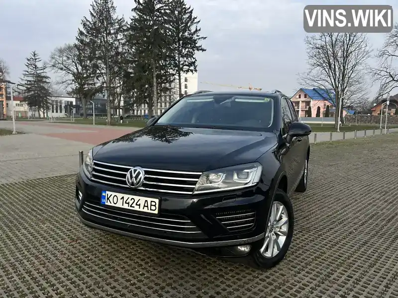 Внедорожник / Кроссовер Volkswagen Touareg 2014 3 л. Автомат обл. Закарпатская, Мукачево - Фото 1/21