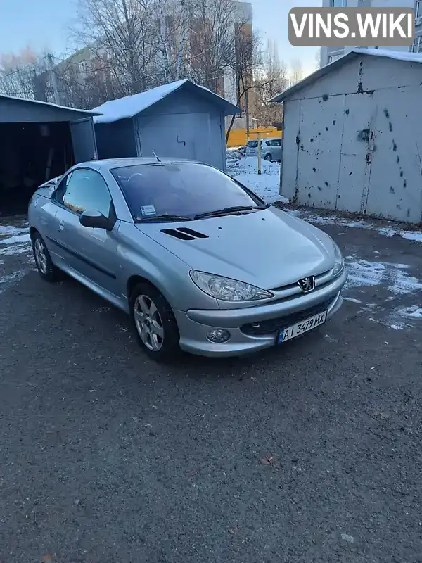 Кабриолет Peugeot 206 2002 1.59 л. Ручная / Механика обл. Киевская, Бородянка - Фото 1/10