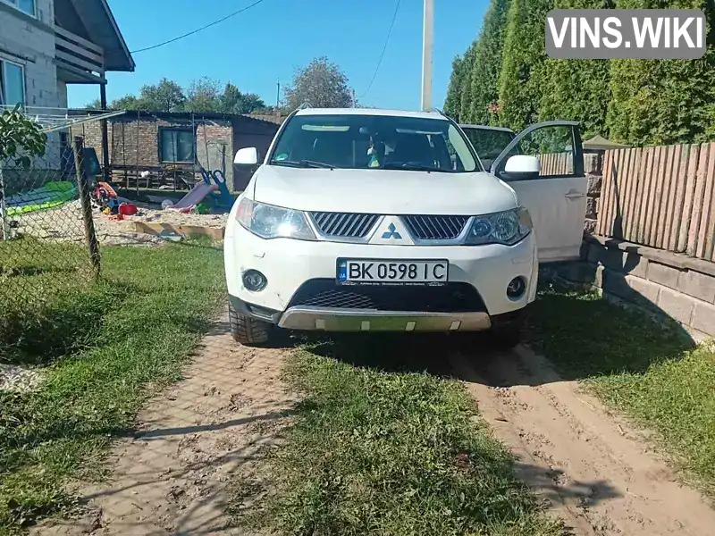 Позашляховик / Кросовер Mitsubishi Outlander 2008 2.18 л. Ручна / Механіка обл. Рівненська, Рівне - Фото 1/13