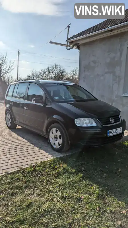 Мінівен Volkswagen Touran 2003 1.9 л. Ручна / Механіка обл. Вінницька, Тиврів - Фото 1/17