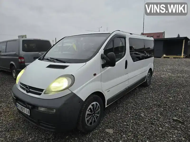 Мінівен Opel Vivaro 2006 2 л. Ручна / Механіка обл. Закарпатська, Тячів - Фото 1/13