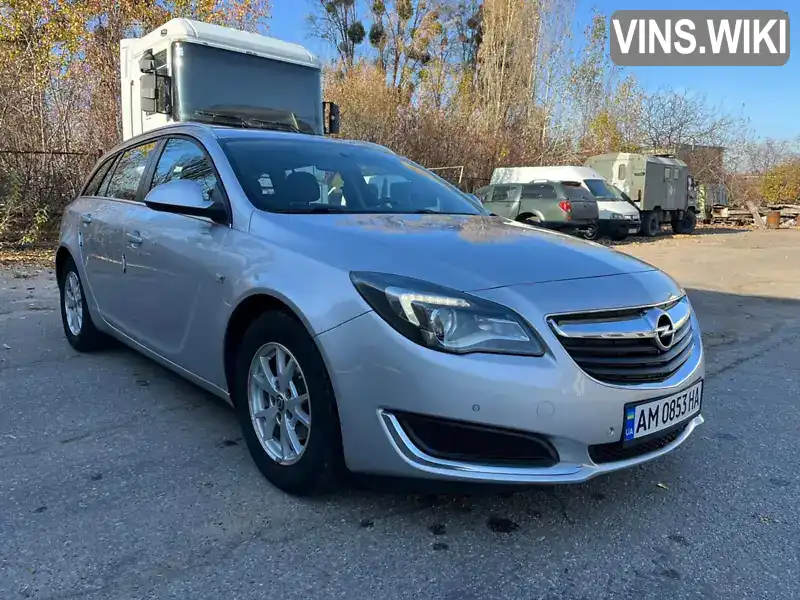 Універсал Opel Insignia 2015 1.96 л. Ручна / Механіка обл. Житомирська, Житомир - Фото 1/21