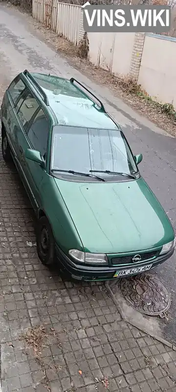 W0L000051T8182210 Opel Astra 1996 Універсал 1.6 л. Фото 3