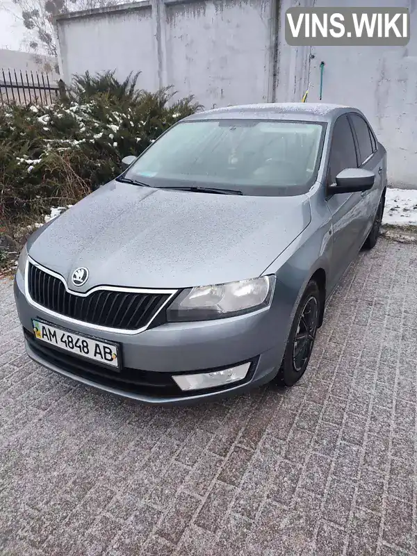 Хетчбек Skoda Rapid 2013 1.6 л. Ручна / Механіка обл. Житомирська, Коростень - Фото 1/6