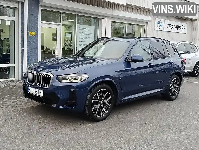 Внедорожник / Кроссовер BMW X3 2022 2 л. Автомат обл. Полтавская, Кременчуг - Фото 1/21