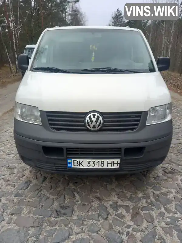 Минивэн Volkswagen Transporter 2005 1.9 л. Ручная / Механика обл. Ровенская, Рокитное - Фото 1/9