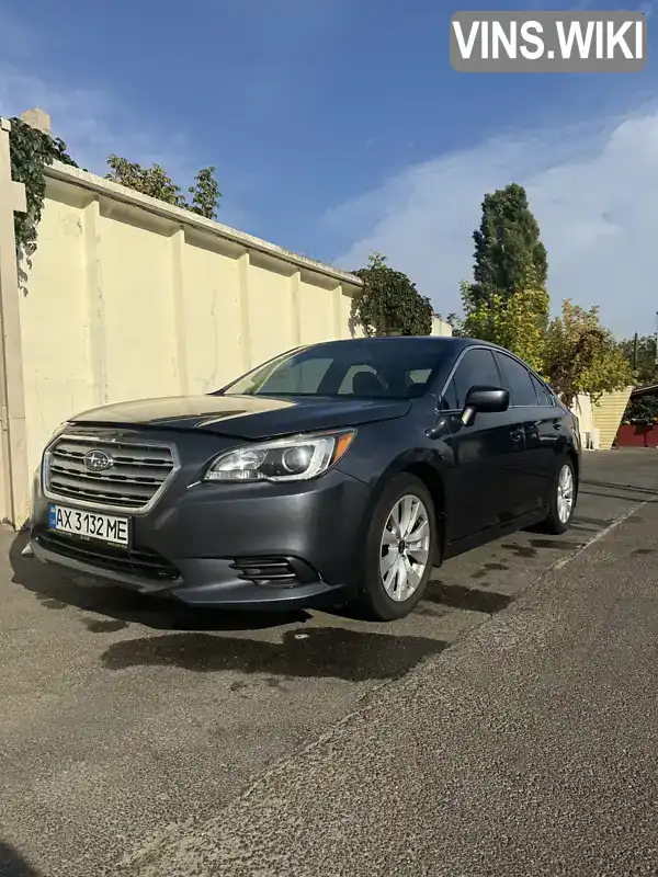 Седан Subaru Legacy 2015 2.5 л. Автомат обл. Харьковская, Харьков - Фото 1/12