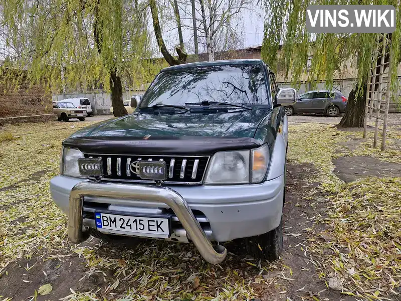 Позашляховик / Кросовер Toyota Land Cruiser 1997 3.38 л. Автомат обл. Сумська, Суми - Фото 1/12