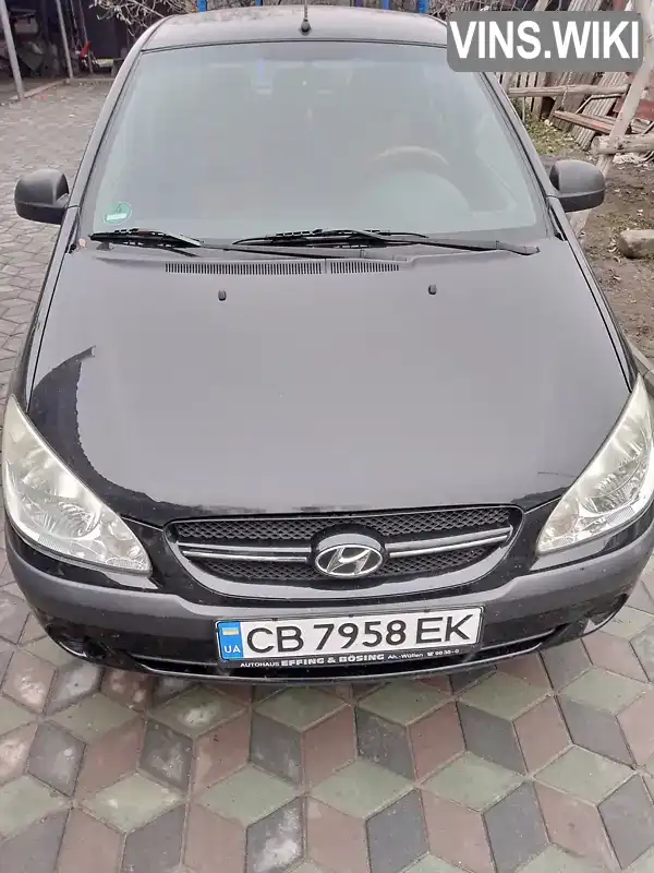 Хетчбек Hyundai Getz 2008 1.09 л. Ручна / Механіка обл. Чернігівська, Прилуки - Фото 1/8