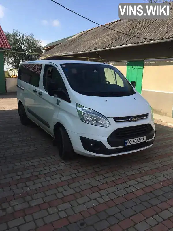 Мінівен Ford Transit Custom 2015 2.2 л. Ручна / Механіка обл. Тернопільська, Тернопіль - Фото 1/14