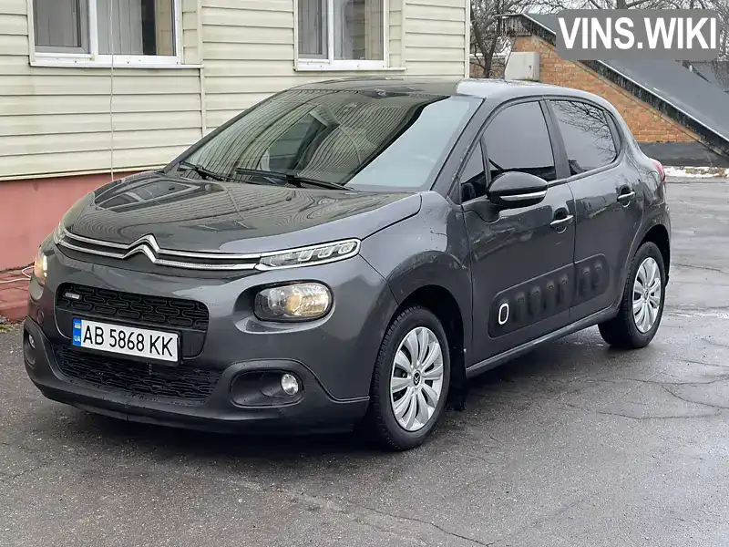 Хэтчбек Citroen C3 2017 1.2 л. Ручная / Механика обл. Винницкая, Винница - Фото 1/21