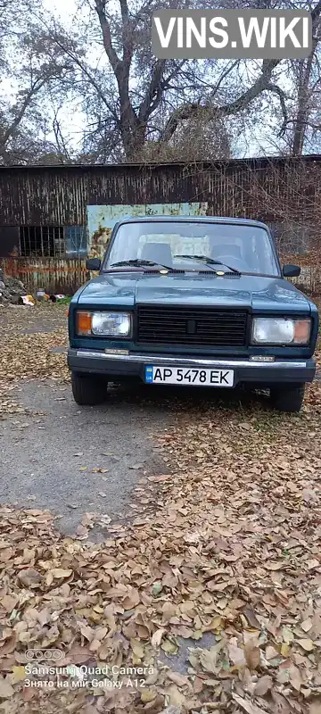 Седан ВАЗ / Lada 2107 2002 1.45 л. обл. Запорізька, Запоріжжя - Фото 1/9