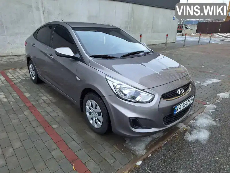 Седан Hyundai Accent 2018 1.37 л. Ручна / Механіка обл. Київська, Київ - Фото 1/21