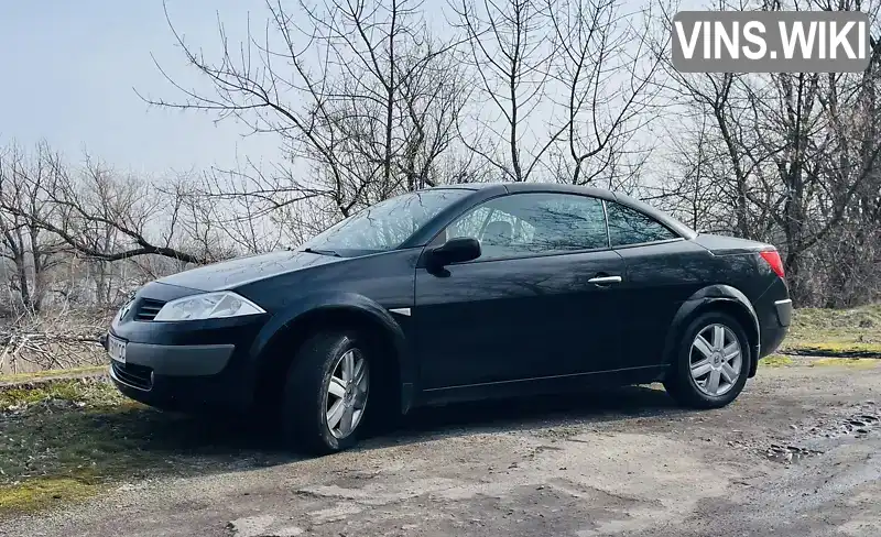 Кабріолет Renault Megane 2005 1.6 л. Ручна / Механіка обл. Дніпропетровська, Кам'янське (Дніпродзержинськ) - Фото 1/8