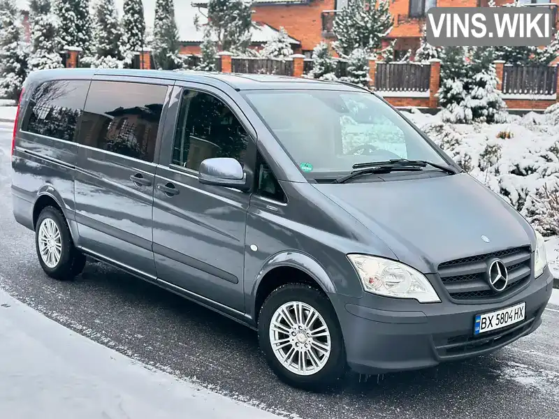 Мінівен Mercedes-Benz Vito 2014 2.2 л. Ручна / Механіка обл. Хмельницька, Кам'янець-Подільський - Фото 1/21