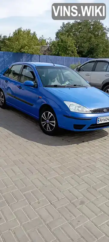 Седан Ford Focus 2003 1.4 л. Ручная / Механика обл. Донецкая, Константиновка - Фото 1/19