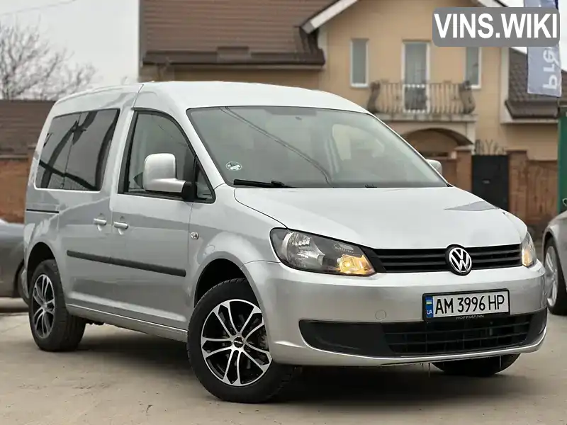 Мінівен Volkswagen Caddy 2015 1.6 л. Ручна / Механіка обл. Житомирська, Бердичів - Фото 1/21