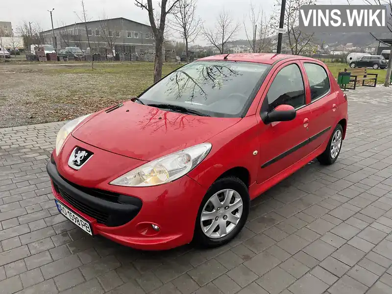 Універсал Peugeot 206 2009 1.36 л. Ручна / Механіка обл. Закарпатська, Виноградів - Фото 1/13