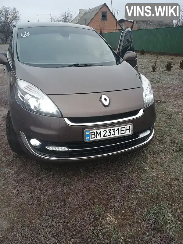 Мінівен Renault Grand Scenic 2013 1.5 л. Ручна / Механіка обл. Полтавська, Лохвиця - Фото 1/16