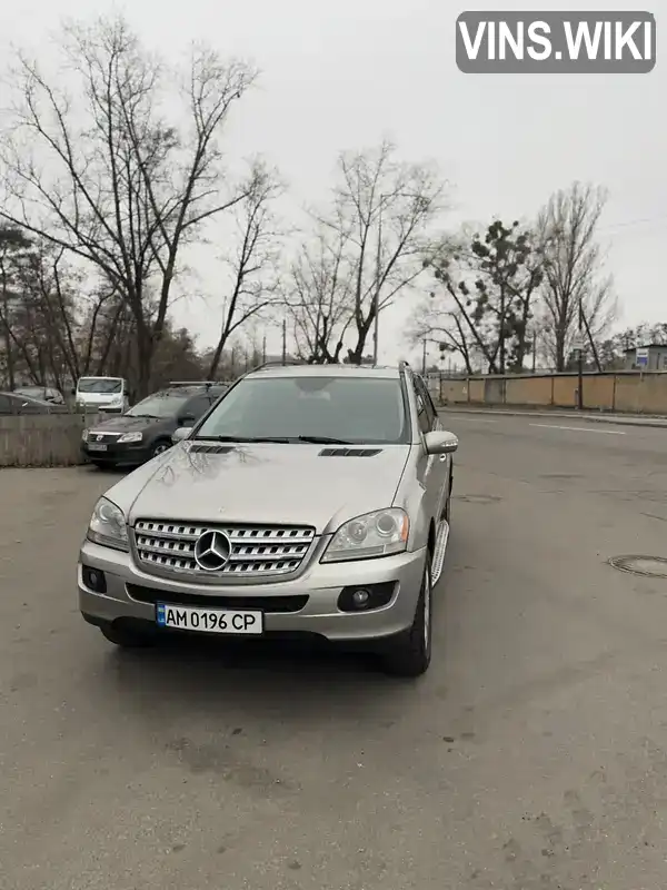 Позашляховик / Кросовер Mercedes-Benz M-Class 2007 3.5 л. Автомат обл. Житомирська, Житомир - Фото 1/15