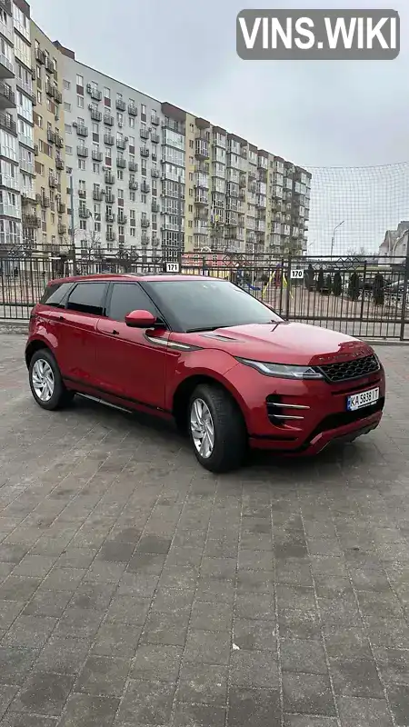 Позашляховик / Кросовер Land Rover Range Rover Evoque 2019 2 л. Автомат обл. Житомирська, Житомир - Фото 1/21