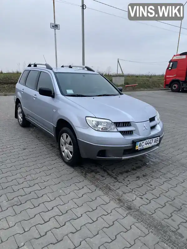 Позашляховик / Кросовер Mitsubishi Outlander 2005 2 л. Ручна / Механіка обл. Волинська, Луцьк - Фото 1/21