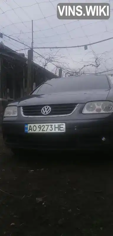 Минивэн Volkswagen Touran 2004 1.9 л. Ручная / Механика обл. Закарпатская, Ужгород - Фото 1/4