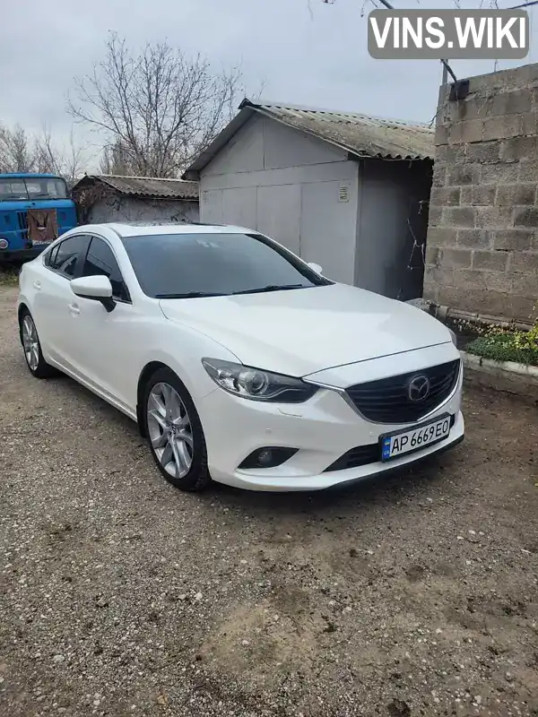 Седан Mazda 6 2013 2.49 л. Автомат обл. Запорожская, Запорожье - Фото 1/10