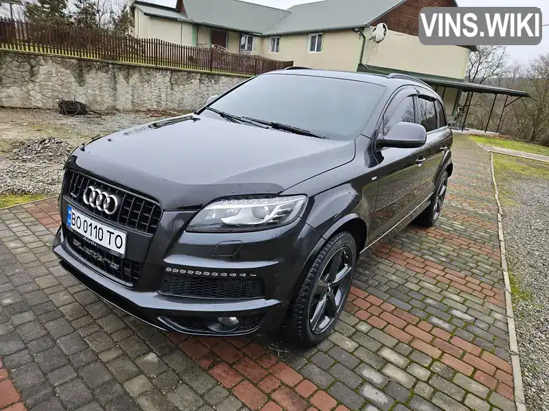 Позашляховик / Кросовер Audi Q7 2013 2.97 л. Автомат обл. Тернопільська, Чортків - Фото 1/11