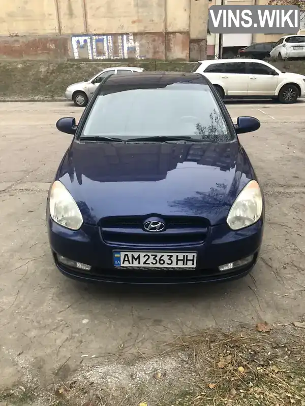 Седан Hyundai Accent 2008 1.6 л. Автомат обл. Житомирская, Житомир - Фото 1/13