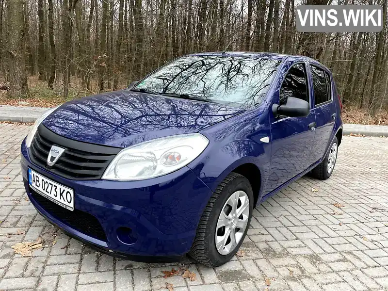 Хэтчбек Dacia Sandero 2009 1.39 л. Ручная / Механика обл. Винницкая, Тульчин - Фото 1/21