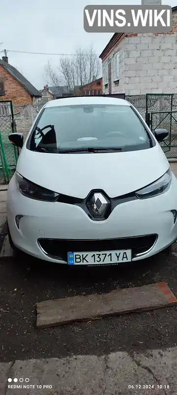 Хэтчбек Renault Zoe 2017 null_content л. Автомат обл. Ровенская, Дубно - Фото 1/5