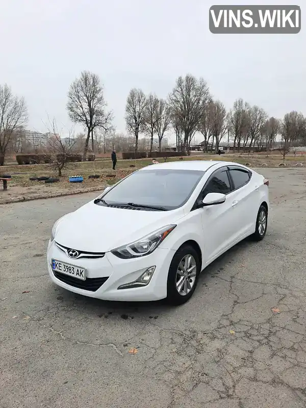 Седан Hyundai Elantra 2014 1.8 л. Автомат обл. Кіровоградська, Новоукраїнка - Фото 1/21