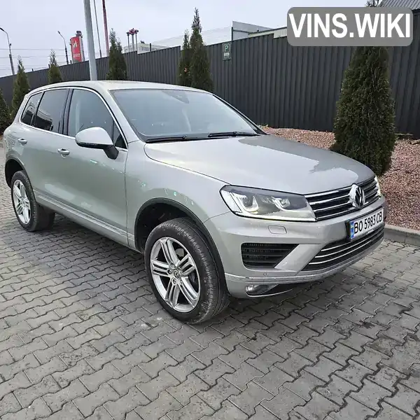 Внедорожник / Кроссовер Volkswagen Touareg 2015 2.97 л. Автомат обл. Тернопольская, Тернополь - Фото 1/21