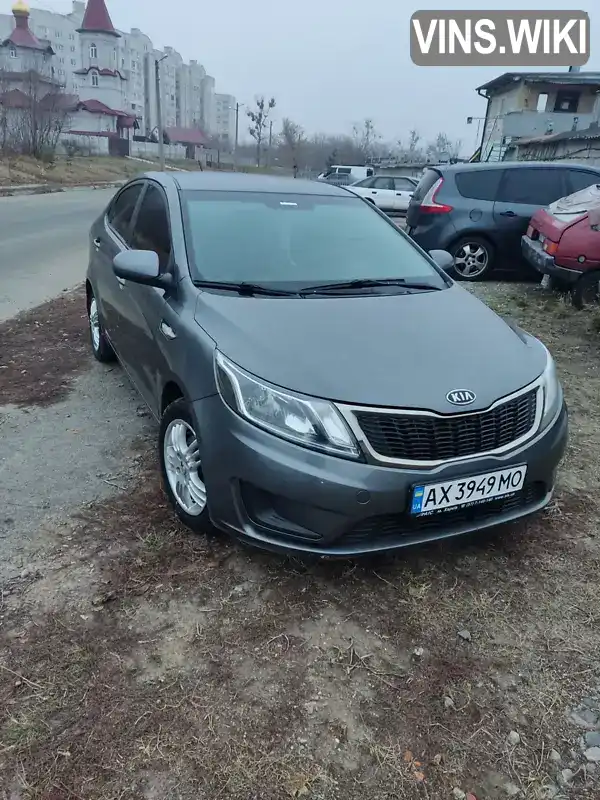 Седан Kia Rio 2011 1.4 л. Ручная / Механика обл. Харьковская, Харьков - Фото 1/8