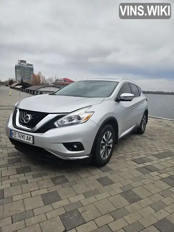 Внедорожник / Кроссовер Nissan Murano 2016 3.5 л. Вариатор обл. Днепропетровская, Днепр (Днепропетровск) - Фото 1/21