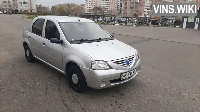 Седан Dacia Logan 2007 1.4 л. Ручна / Механіка обл. Запорізька, Запоріжжя - Фото 1/9