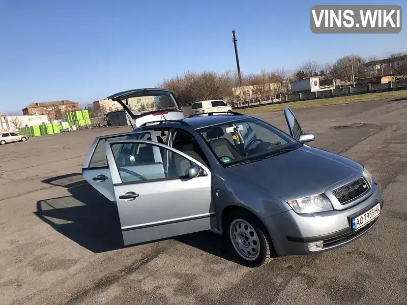 Универсал Skoda Fabia 2002 2 л. Ручная / Механика обл. Винницкая, Тульчин - Фото 1/21