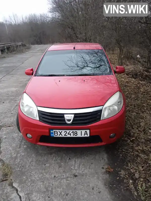 Хетчбек Dacia Sandero 2008 null_content л. Ручна / Механіка обл. Хмельницька, Хмельницький - Фото 1/9