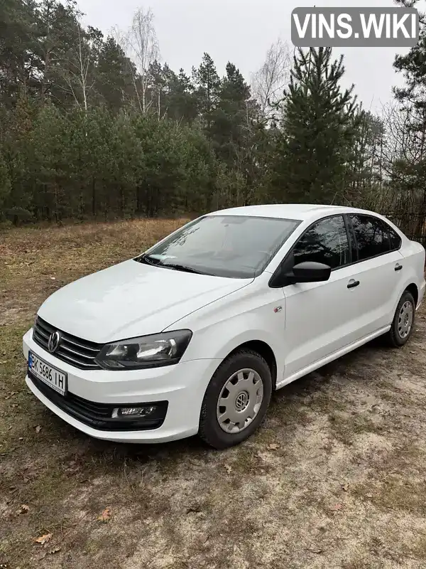 Седан Volkswagen Polo 2017 1.6 л. Ручная / Механика обл. Ровенская, Ровно - Фото 1/16