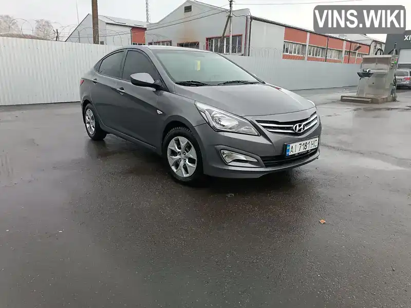 Седан Hyundai Accent 2016 1.4 л. Автомат обл. Киевская, Киев - Фото 1/19