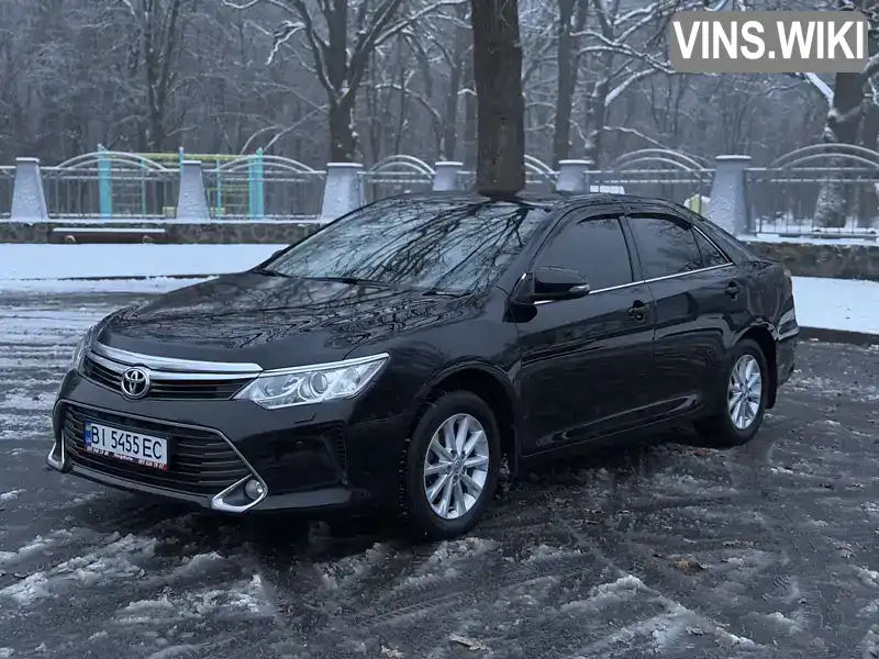 Седан Toyota Camry 2015 2.49 л. Автомат обл. Полтавська, Полтава - Фото 1/21