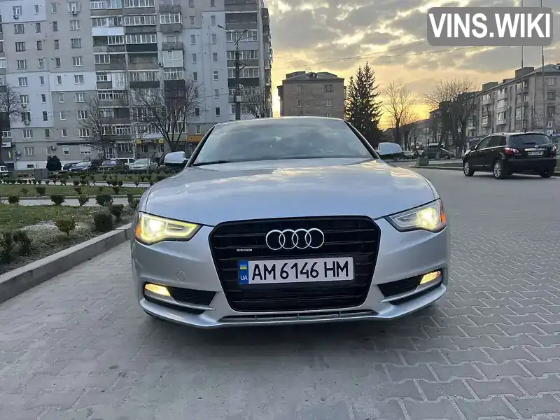 Купе Audi A5 2013 1.98 л. Автомат обл. Житомирська, Звягель - Фото 1/21