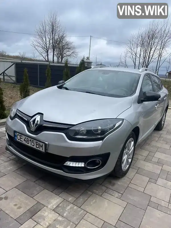 Універсал Renault Megane 2015 1.2 л. Ручна / Механіка обл. Чернівецька, Сторожинець - Фото 1/15