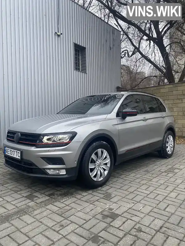 WVGZZZ5NZHW937030 Volkswagen Tiguan 2017 Позашляховик / Кросовер 1.97 л. Фото 2