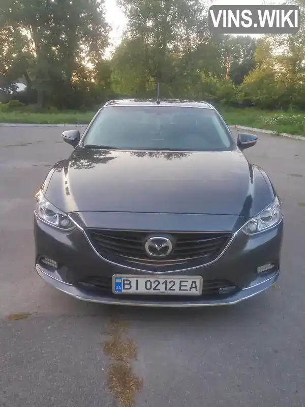 Седан Mazda 6 2014 2.49 л. Автомат обл. Полтавська, Миргород - Фото 1/12